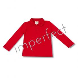IMPERFECT Blank Boy's Long Sleeve Polo Style Collared Shirt IMPERFECT Blank Boy's Long Sleeve Polo Style Collared Shirt